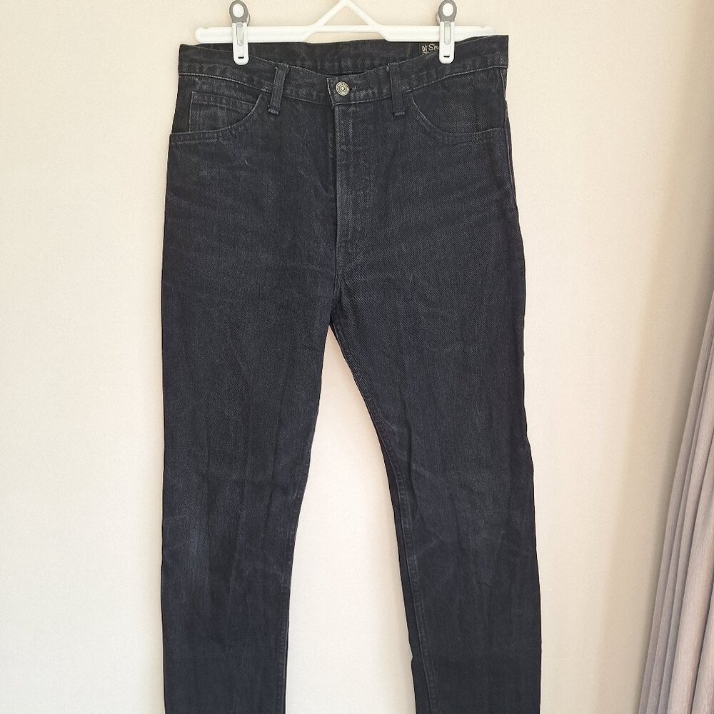 Orslow 307 Super Slim Black Jeans Small